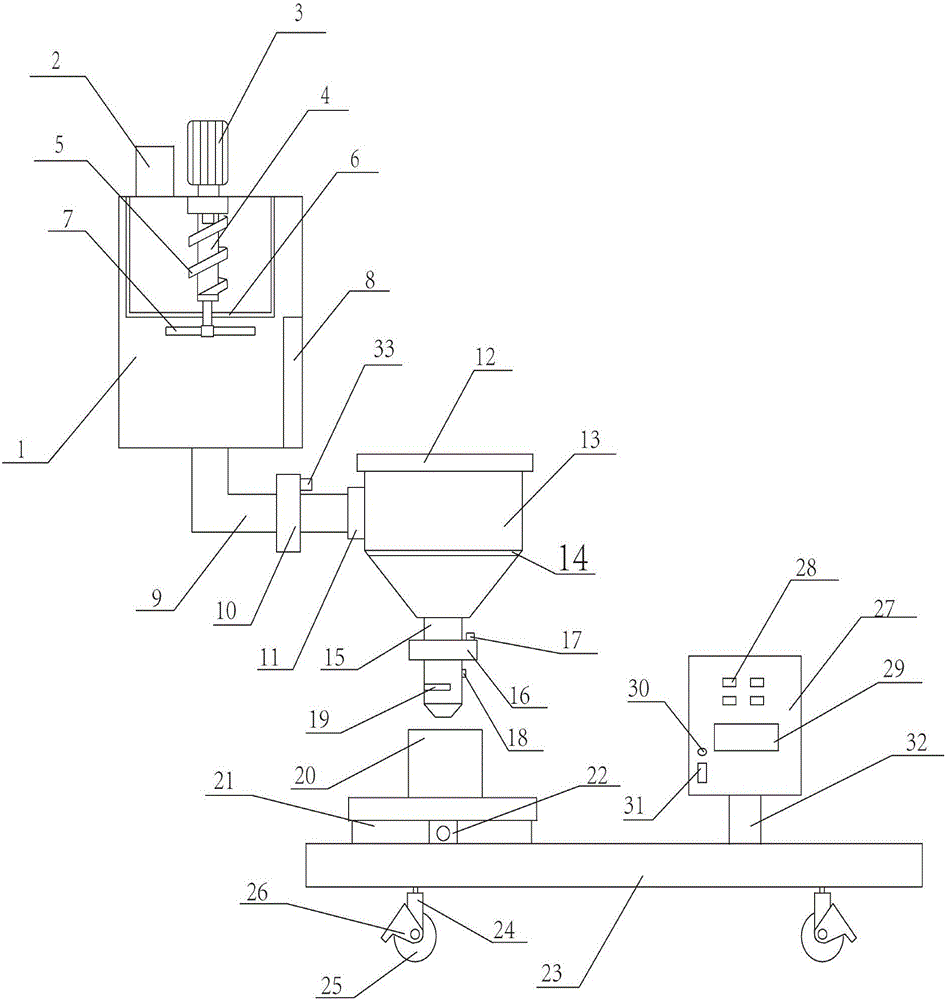 Filling equipment for heavy-duty water-based anticorrosive paint