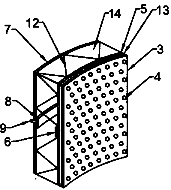 Short-section type oscillation cavity for monitoring gas components of natural gas pipeline