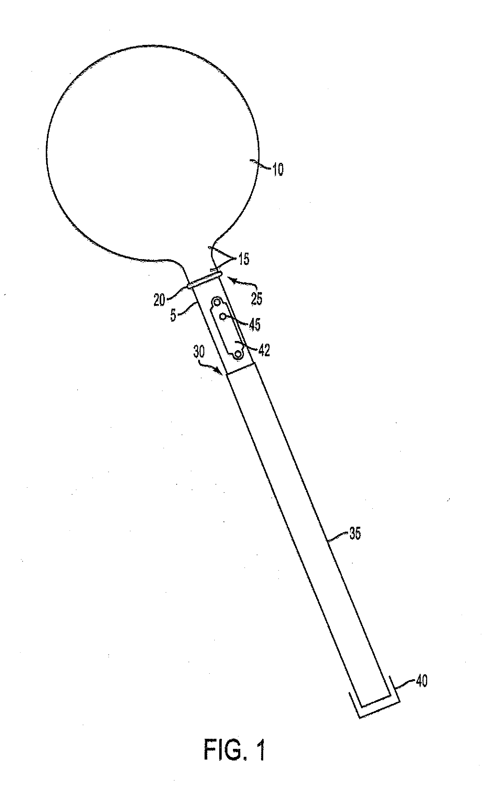 Balloon Inflation, Illumination and Holding Device