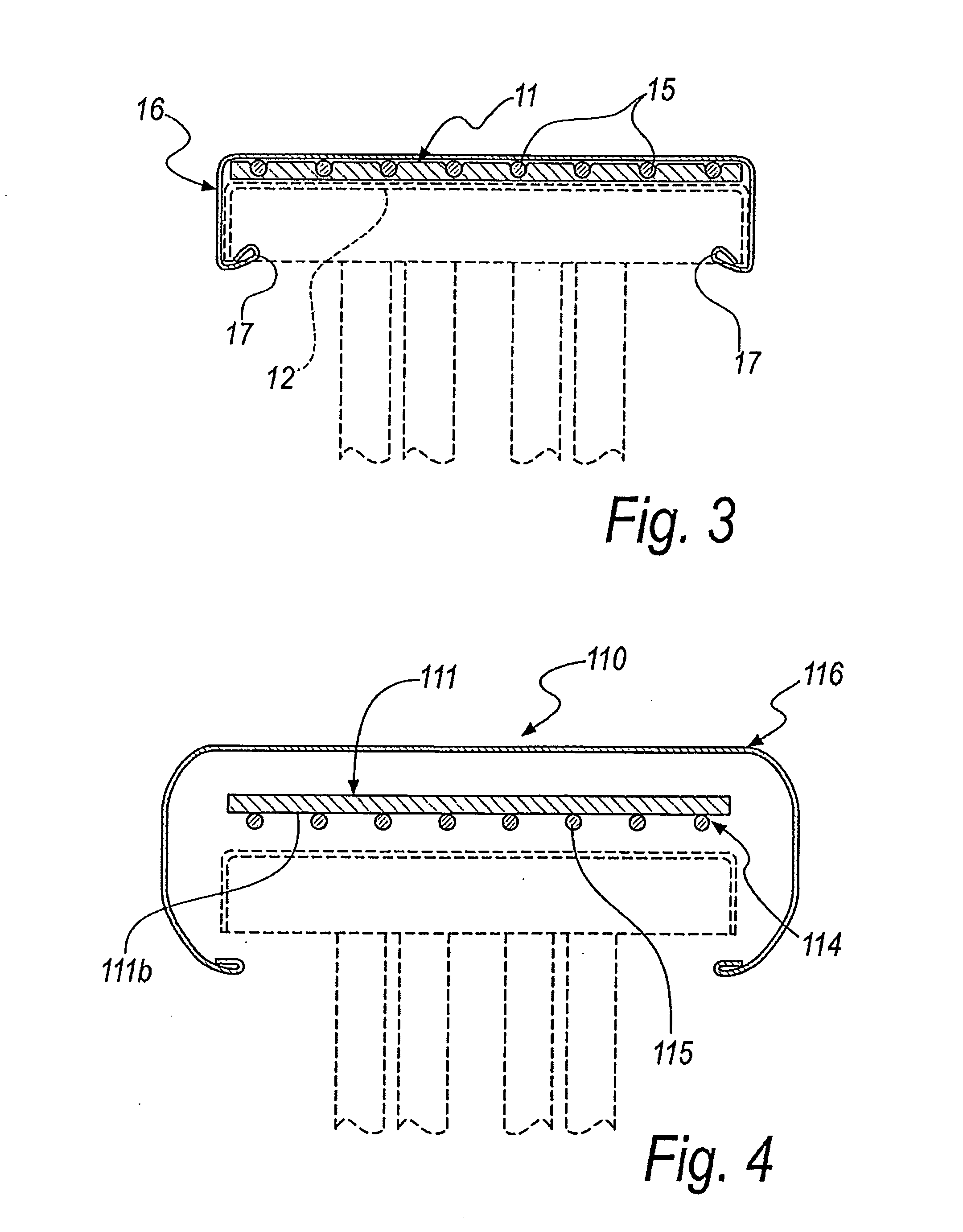 Heating device for the ironing top of an ironing board