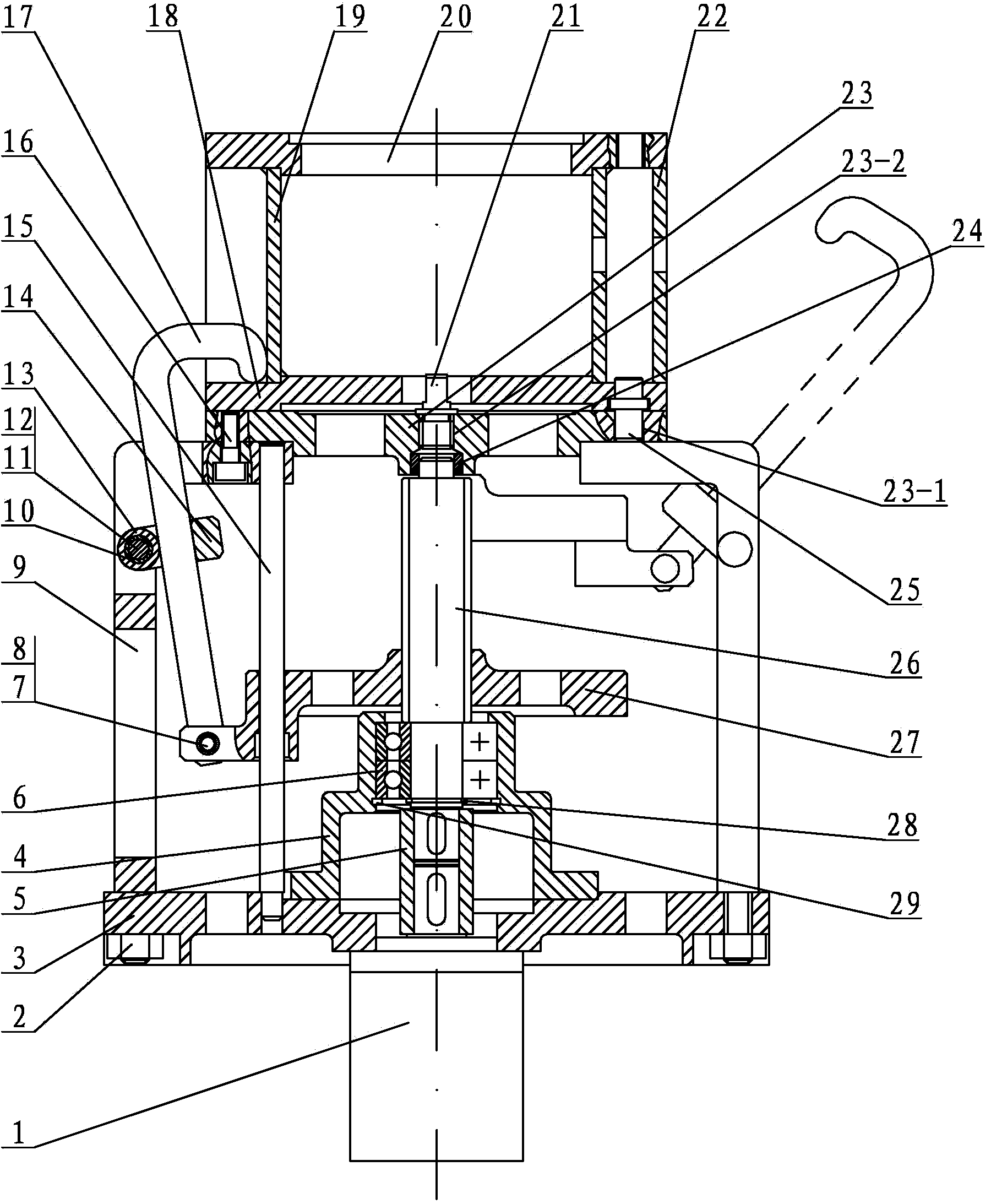 Small-size spacecraft butt-joint mechanism