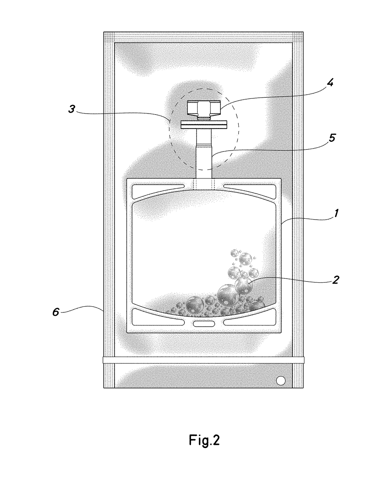 Container for a solution of human plasma proteins and method for obtaining thereof