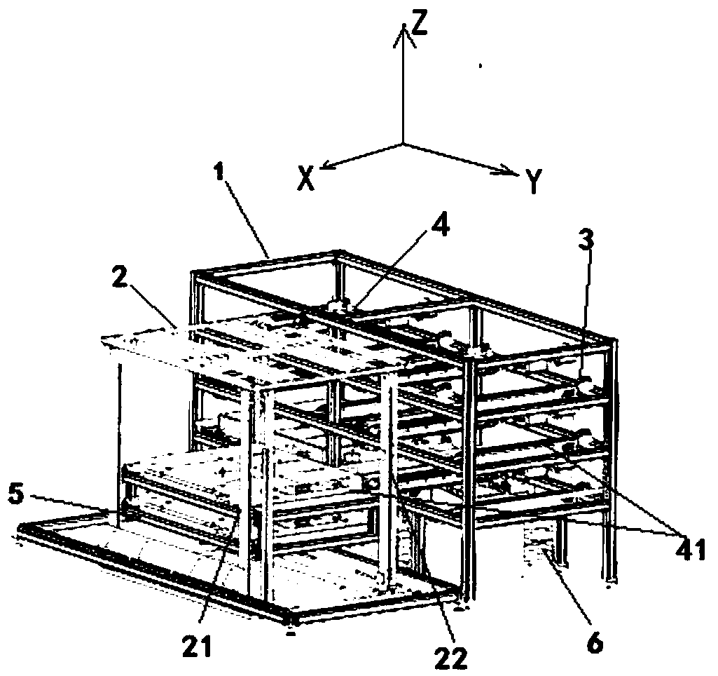 Battery pack storage system and automatic battery swapping station of electric vehicle