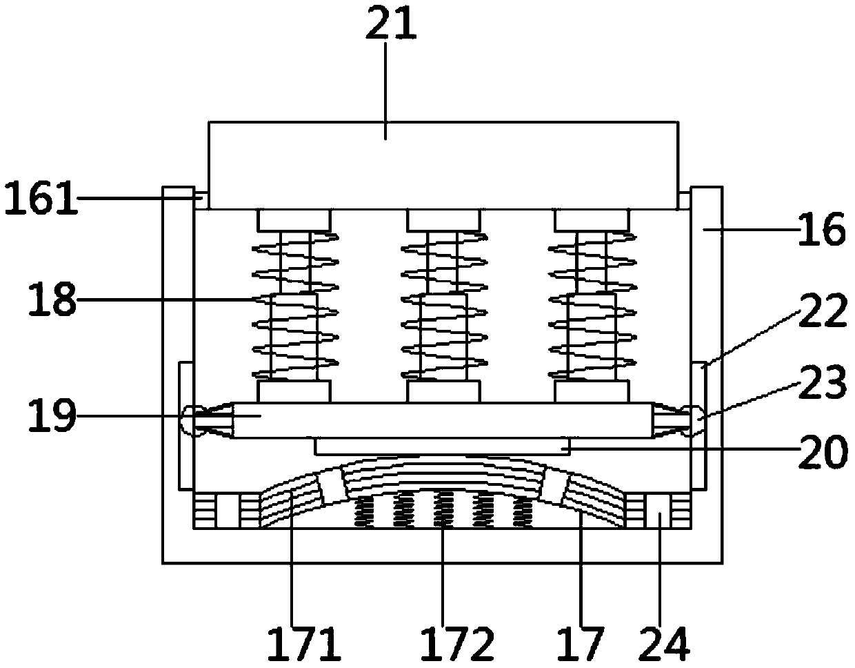 Efficient die-casting device for bus duct production