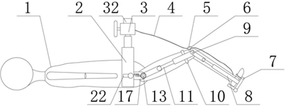 Leg positioning mechanism for orthopedist and use method of leg positioning mechanism