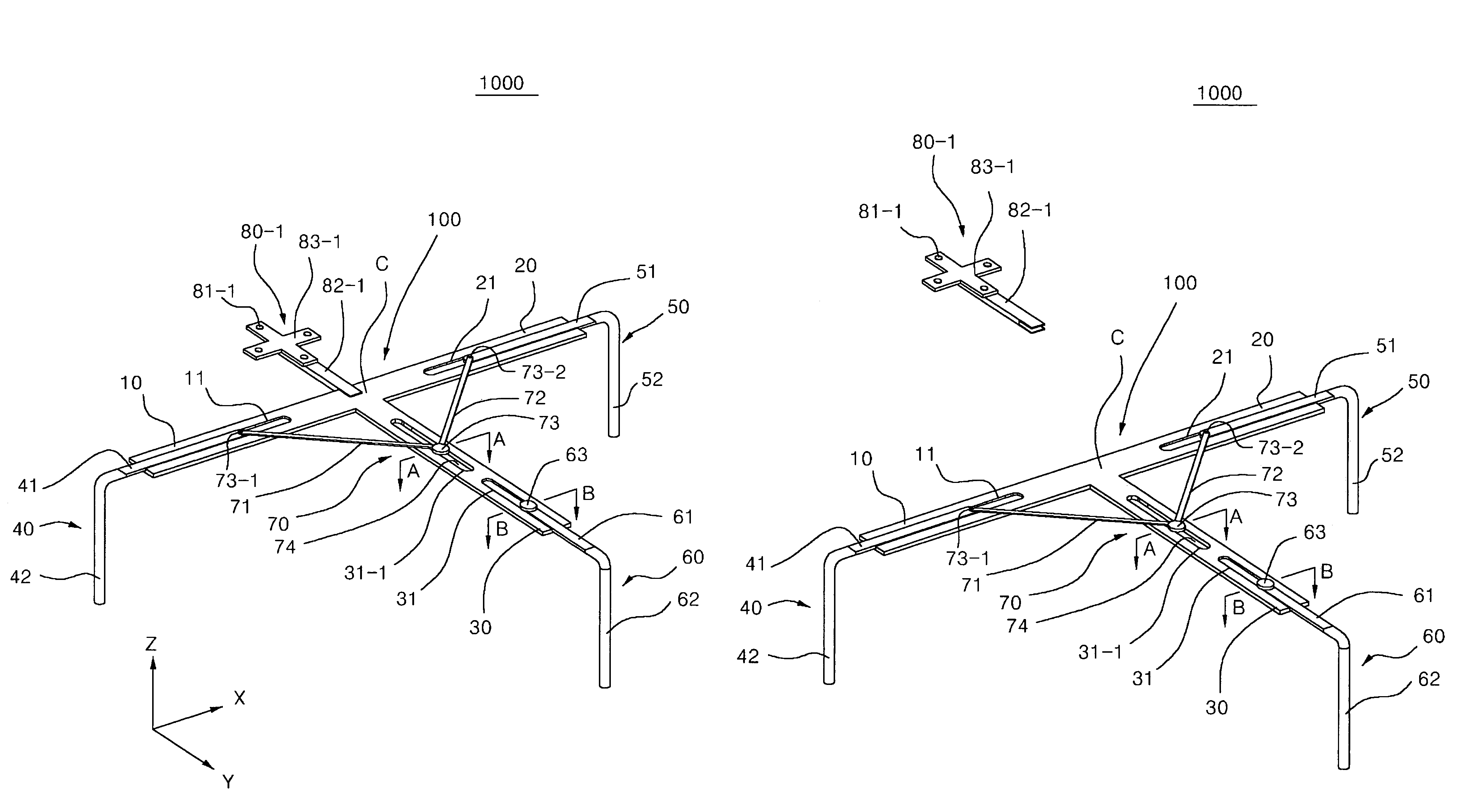 T-shaped gauge and acetabular cup navigation system and acetabular cup aligning method using the same