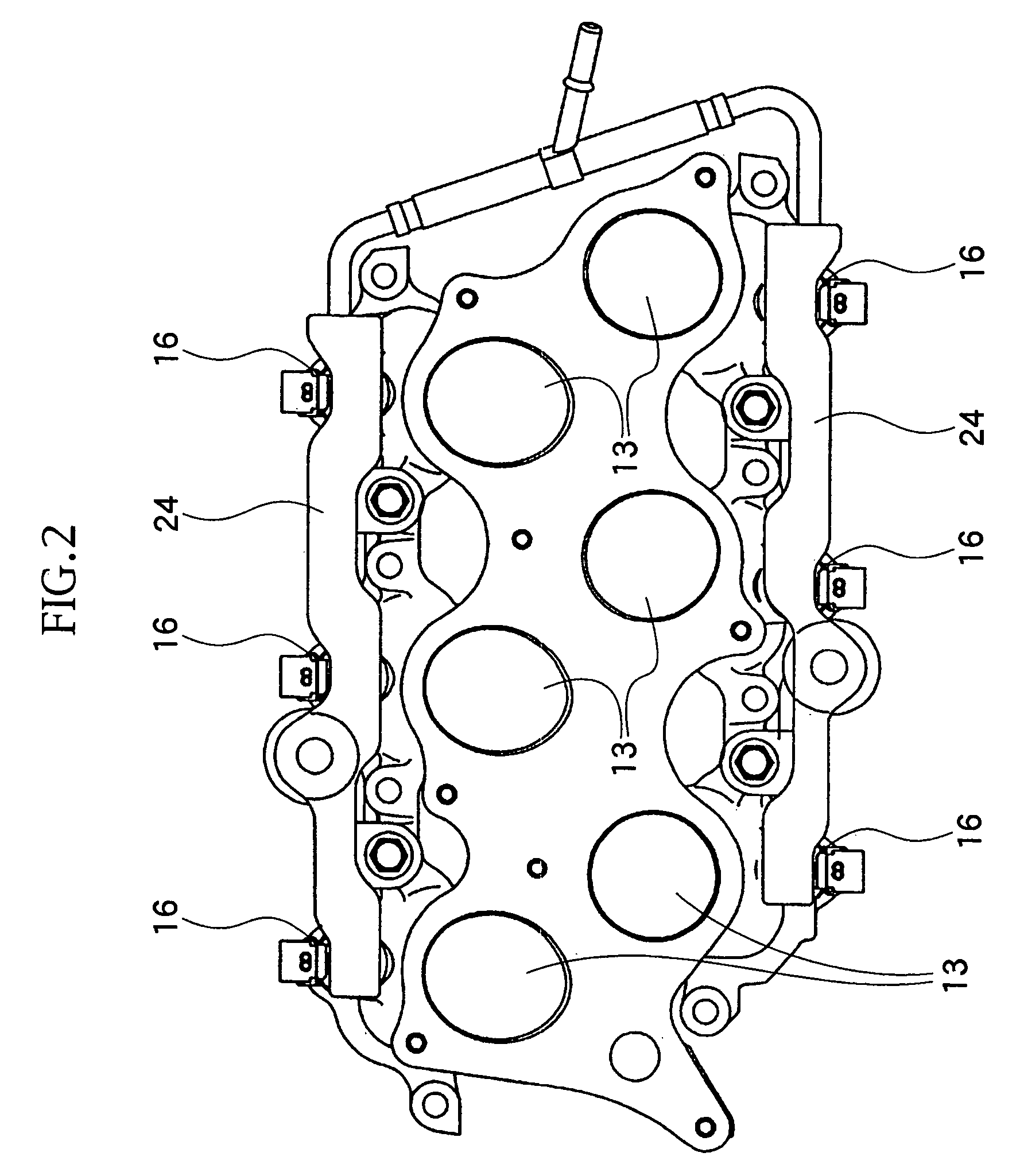 Internal combustion engine provided with double system of fuel injection