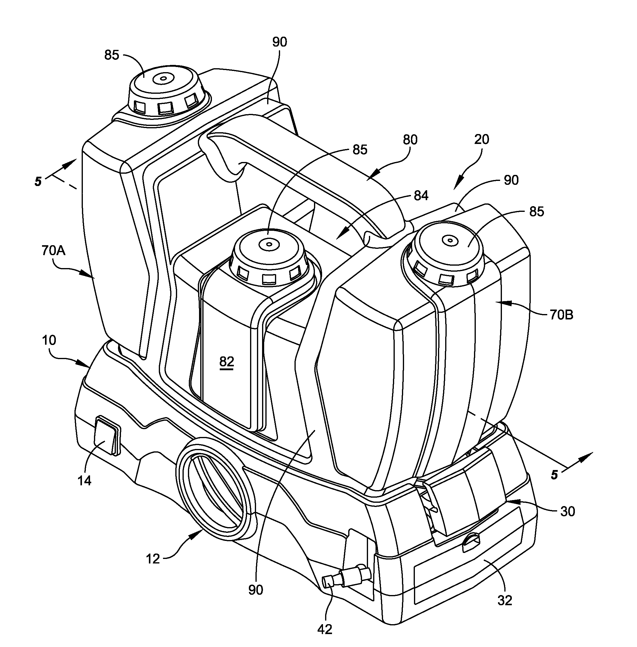 Portable pressure washer