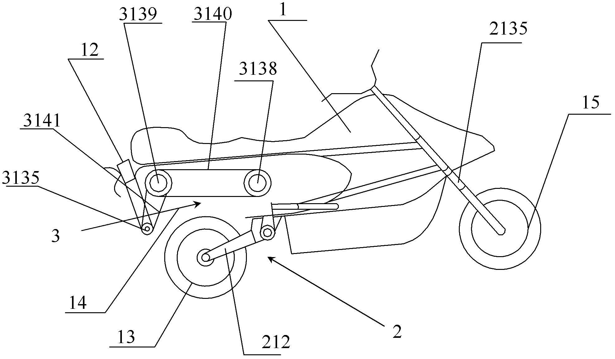 Amphibious motorcycle