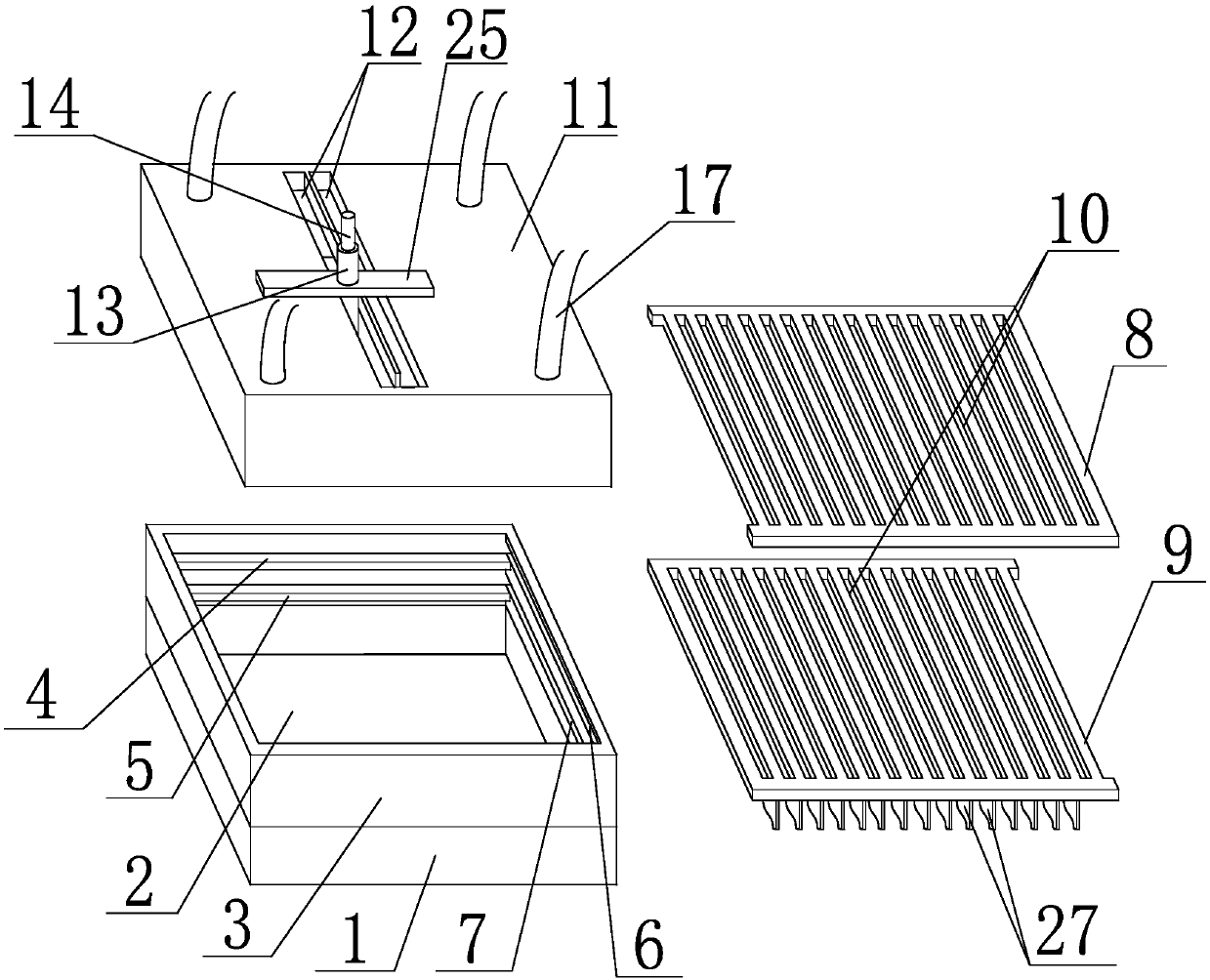 Environmentally-friendly anticorrosive treatment method for household wood slab