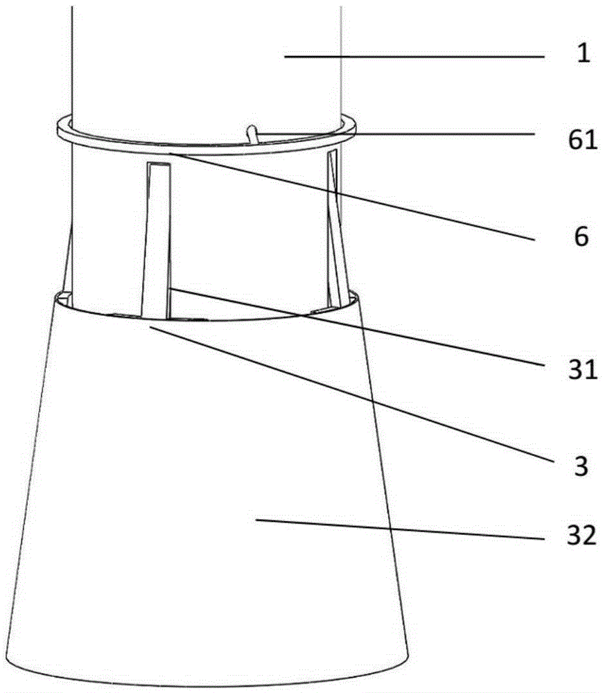 Auxiliary digestion endoscope resection transparent cap