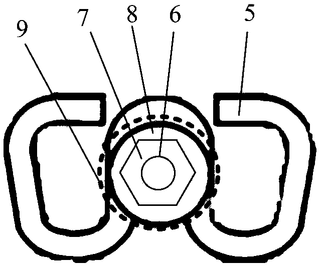 Detection method for looseness of track fastener nut based on height comparison