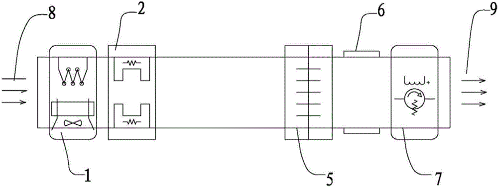 Online abraded particle monitoring method adopting electric shock hammer adsorption and adjacent capacitance