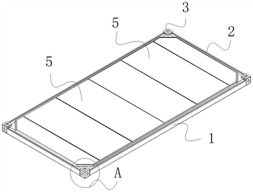 Top assembly framework of multifunctional composite shelter