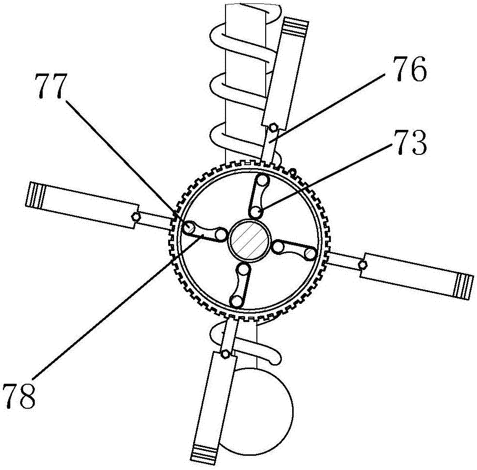 Soil scarification equipment capable of adjusting length of soil scarification rod