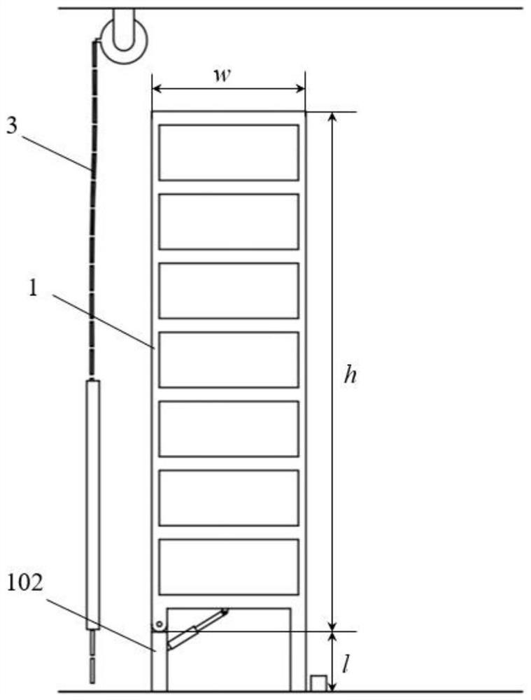 Safety system for energy storage battery container