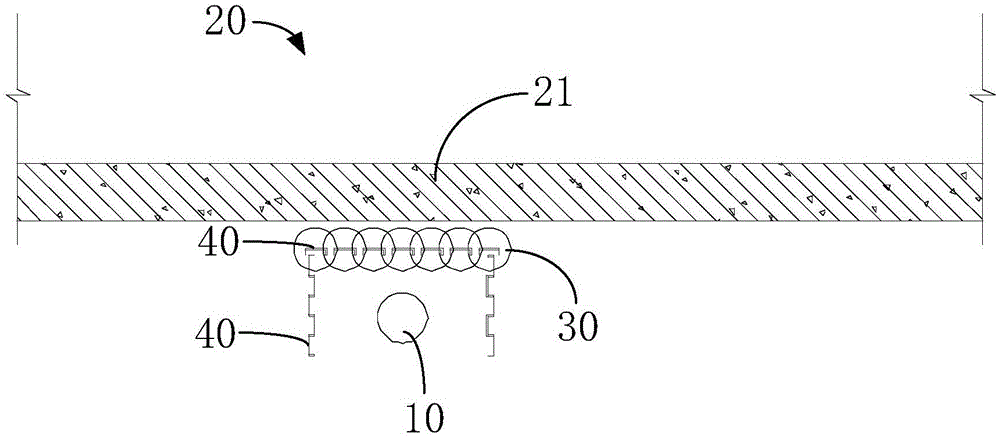 Foundation reinforcement and protection method for telegraph pole near deep foundation pit