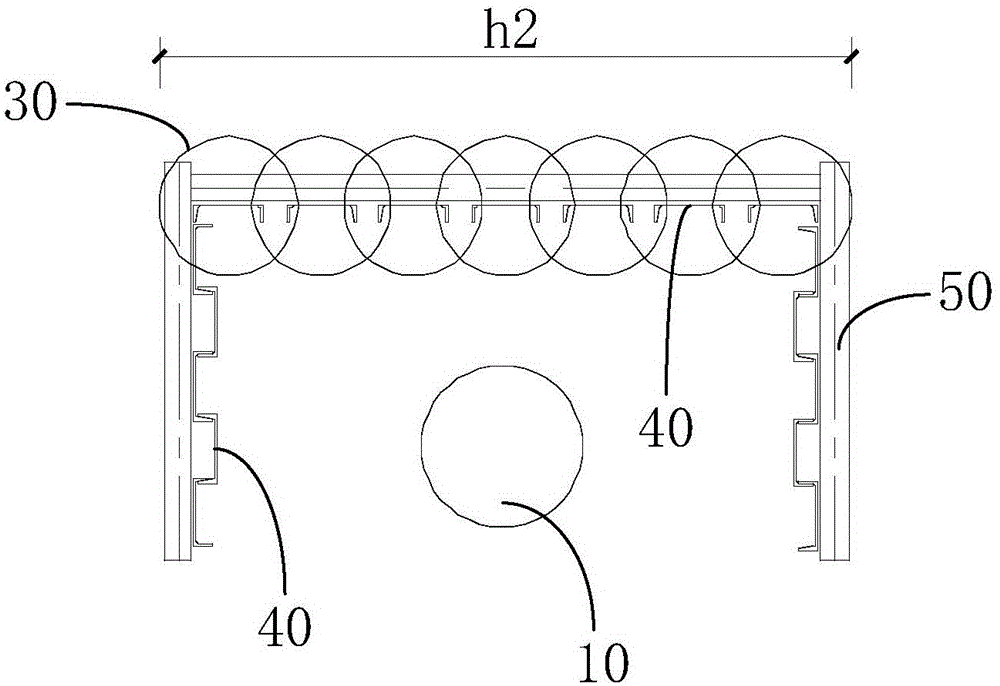 Foundation reinforcement and protection method for telegraph pole near deep foundation pit