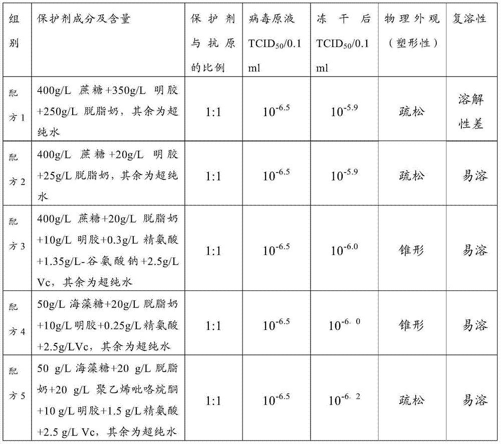 Heat-resistant freezing and drying protecting agent for contagious ovine ecthyma virus cell attenuated vaccine as well as preparation method and application of heat-resistant freezing and drying protecting agent