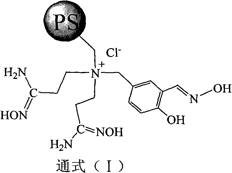 Super chelate type ion exchange resin, preparation method thereof, and application thereof