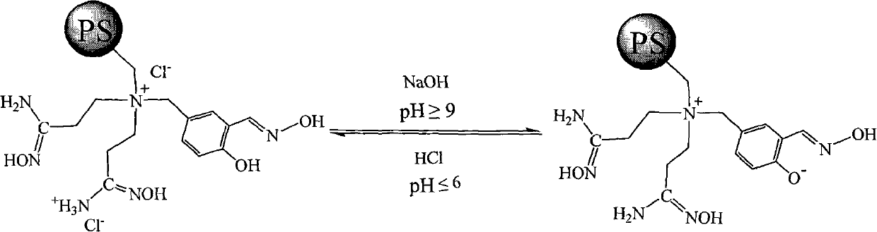 Super chelate type ion exchange resin, preparation method thereof, and application thereof