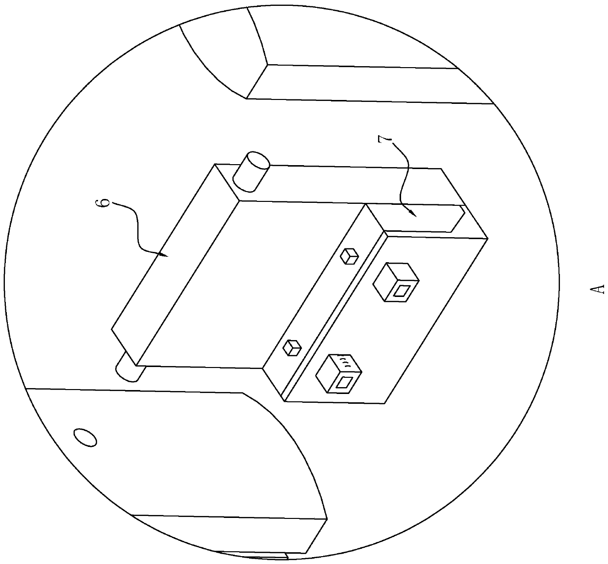 A water conservancy project energy dissipator structure