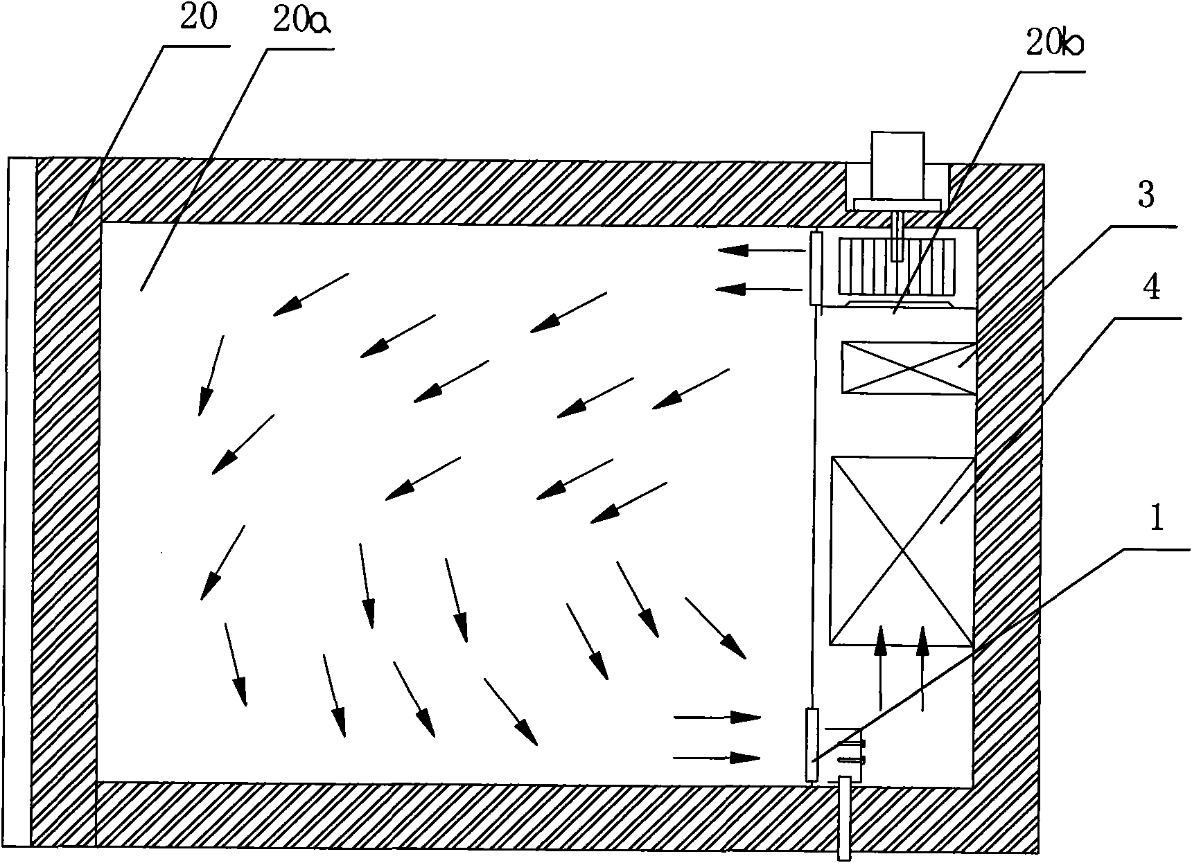 Intelligent high-low temperature test box temperature control system