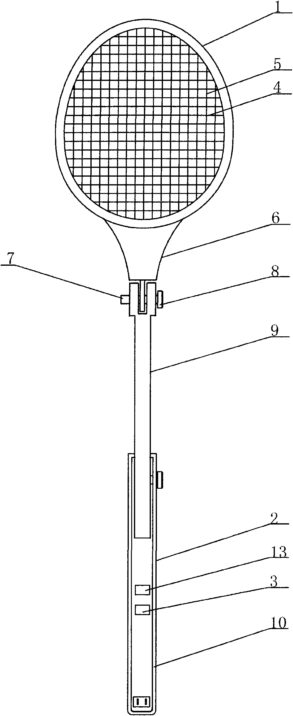 Multifunctional electric mosquito-fly-flap