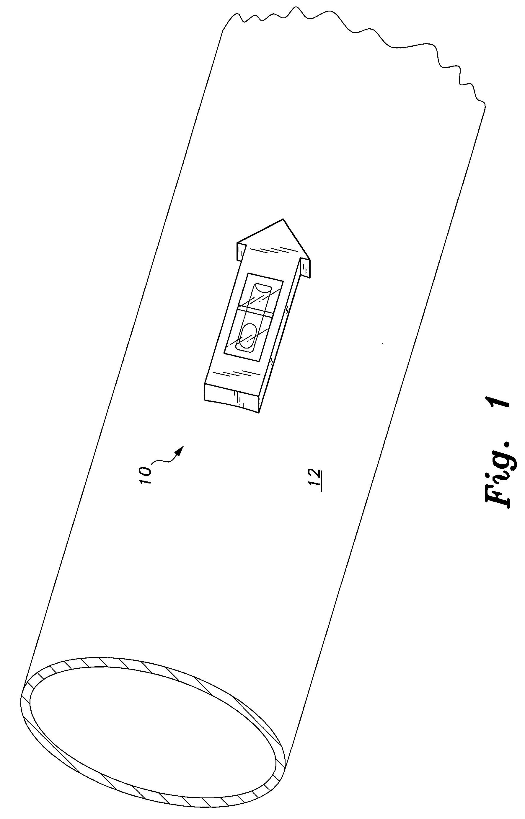 Drainage pipe slope measuring device