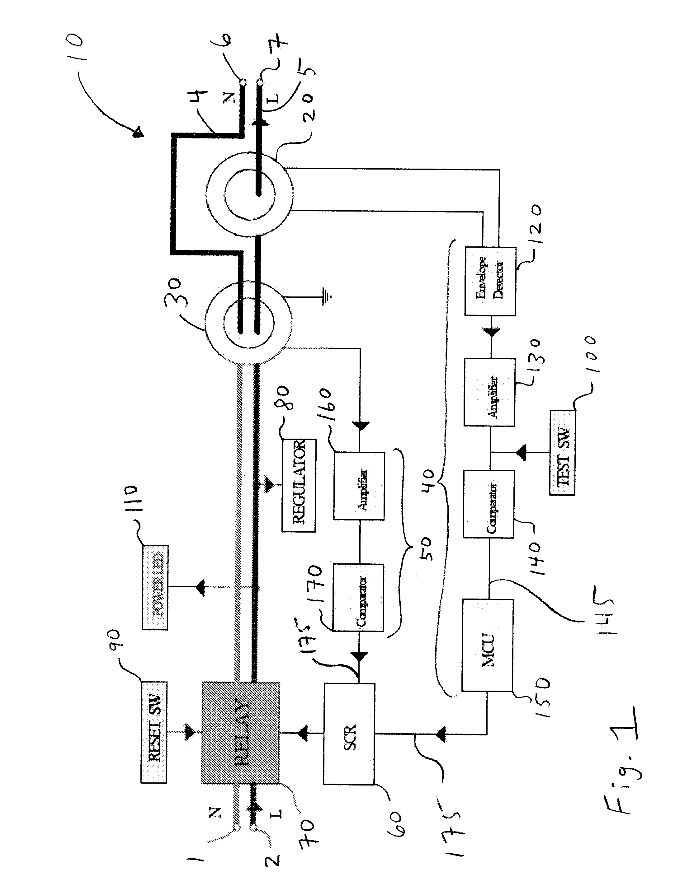 Combined arc fault circuit interrupter and leakage current detector interrupter