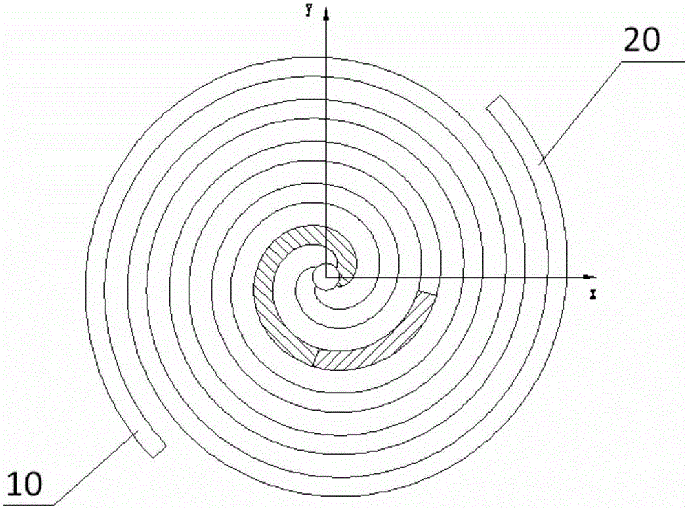 Scroll wrap molded line, scroll plate structure and scroll compressor