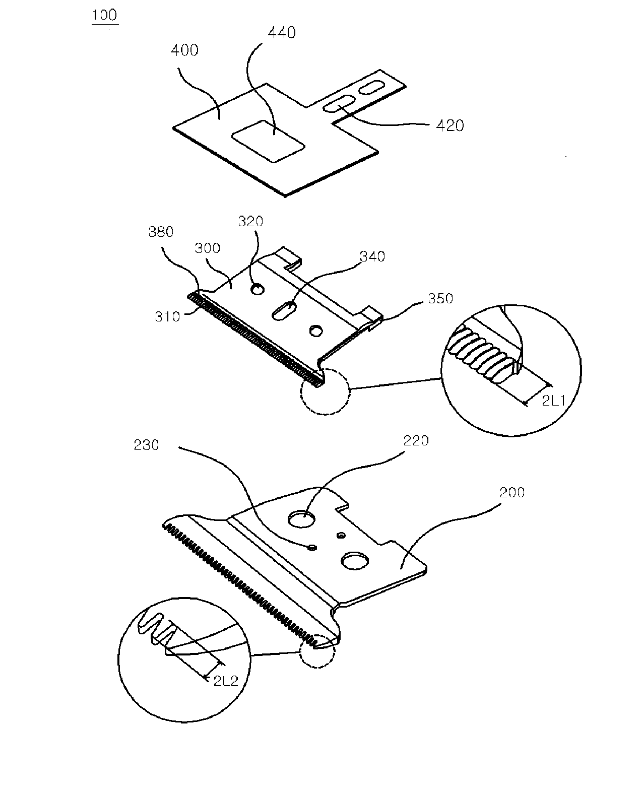 Hair Clipper Blade Assembly