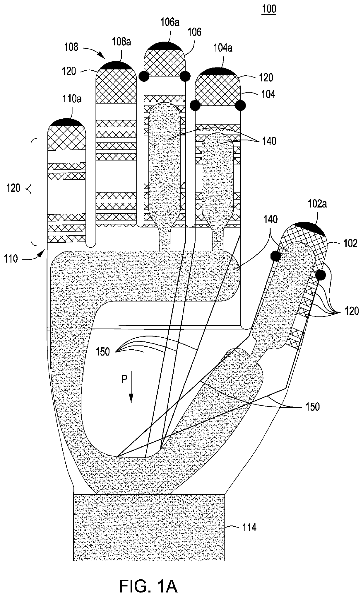 Hand strength enhancement glove