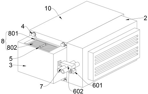 Accelerated heat dissipation device for fabricated inner wall heating ventilation air conditioner indoor unit