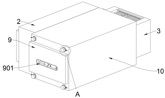 Accelerated heat dissipation device for fabricated inner wall heating ventilation air conditioner indoor unit