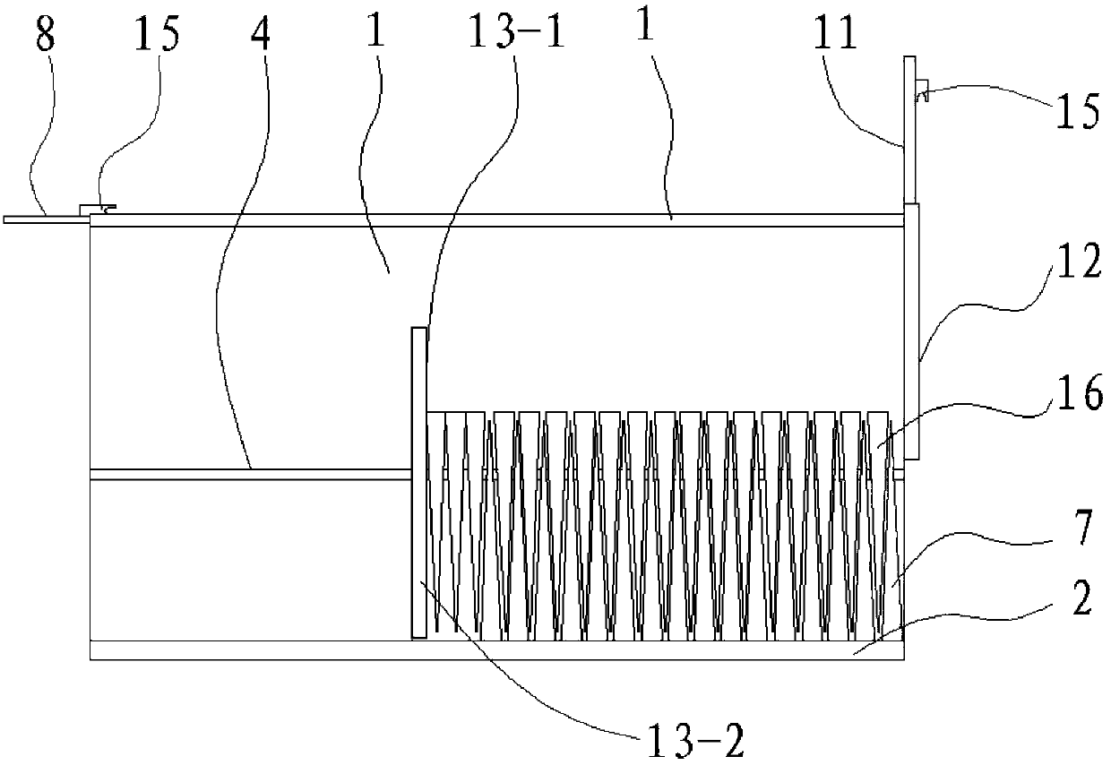 Portable device box capable of rapidly introducing gun head