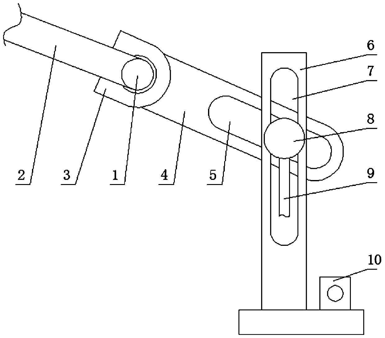 Intelligent barrier gate moment balance weight mechanism