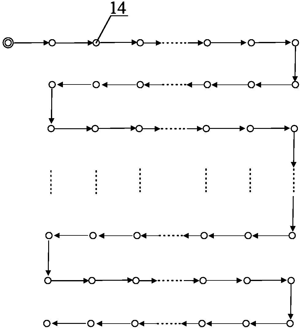 Nanometer precision detection method and device of free curved surface morphology