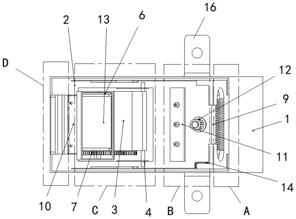 A device capable of disinfecting handrails of escalators