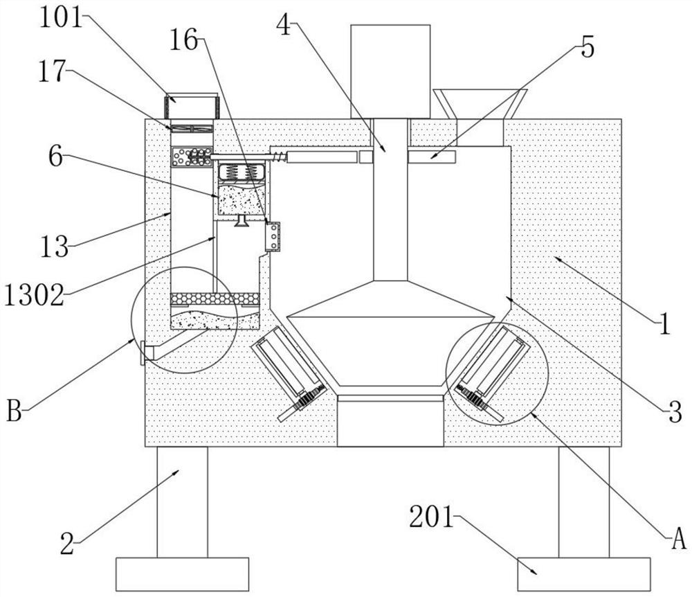 Efficient grinding method for white carbon black production