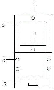 Double-layer flannelette splitting device