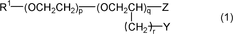 Separated two-layer hair cosmetic