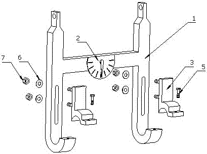 A hoisting device and hoisting method with angle display