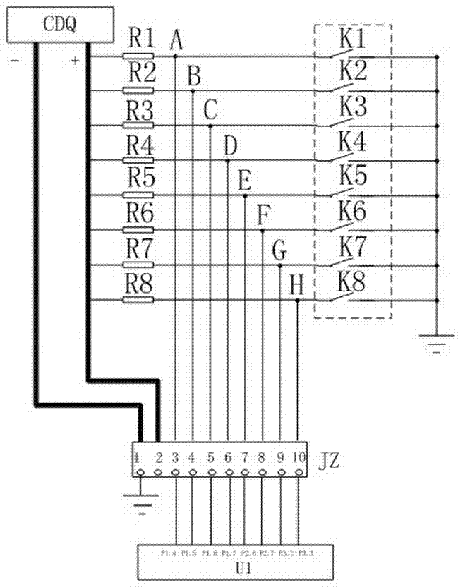 Portable substation grounding wire state monitoring device and method for realizing same