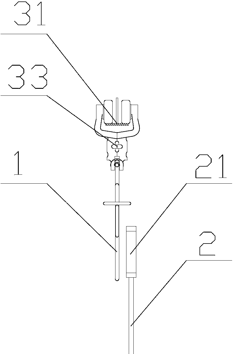 Unhooking device for bare duck processing