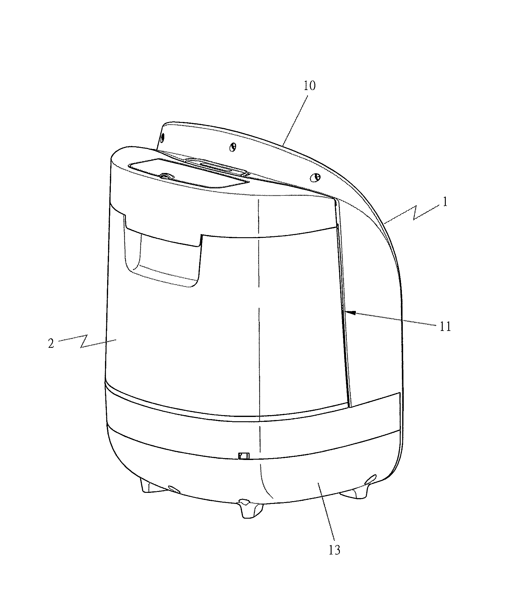 Float switch of a humidifier