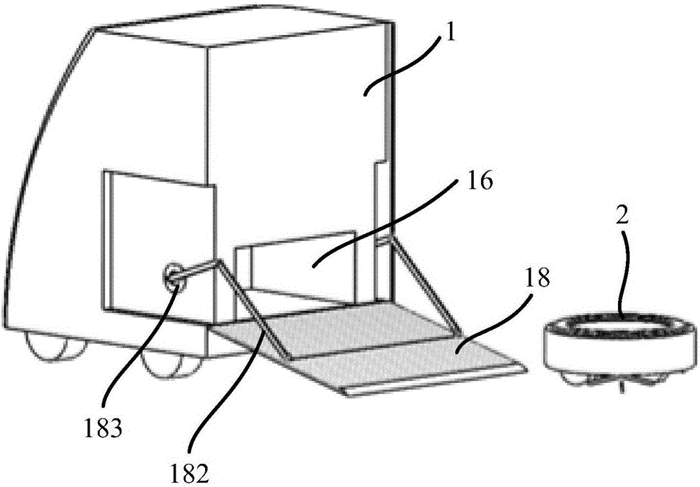 Cleaning robot and working method for cleaning robot