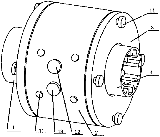 Variable hydraulic damping torsion vibration reduction device