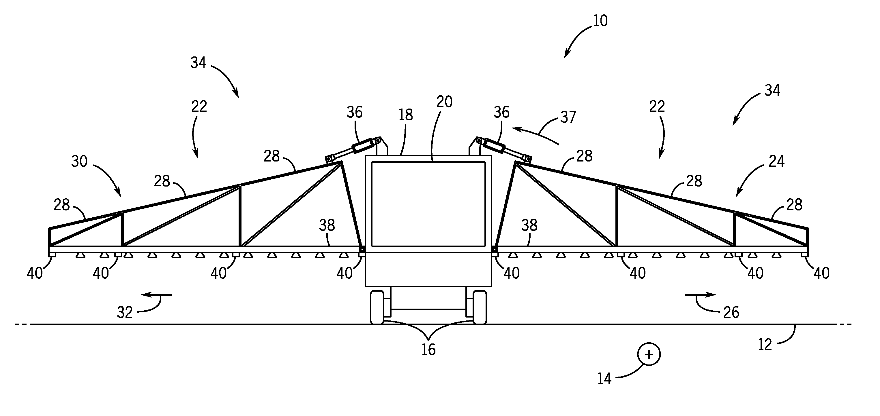 Boom adjustment system and method