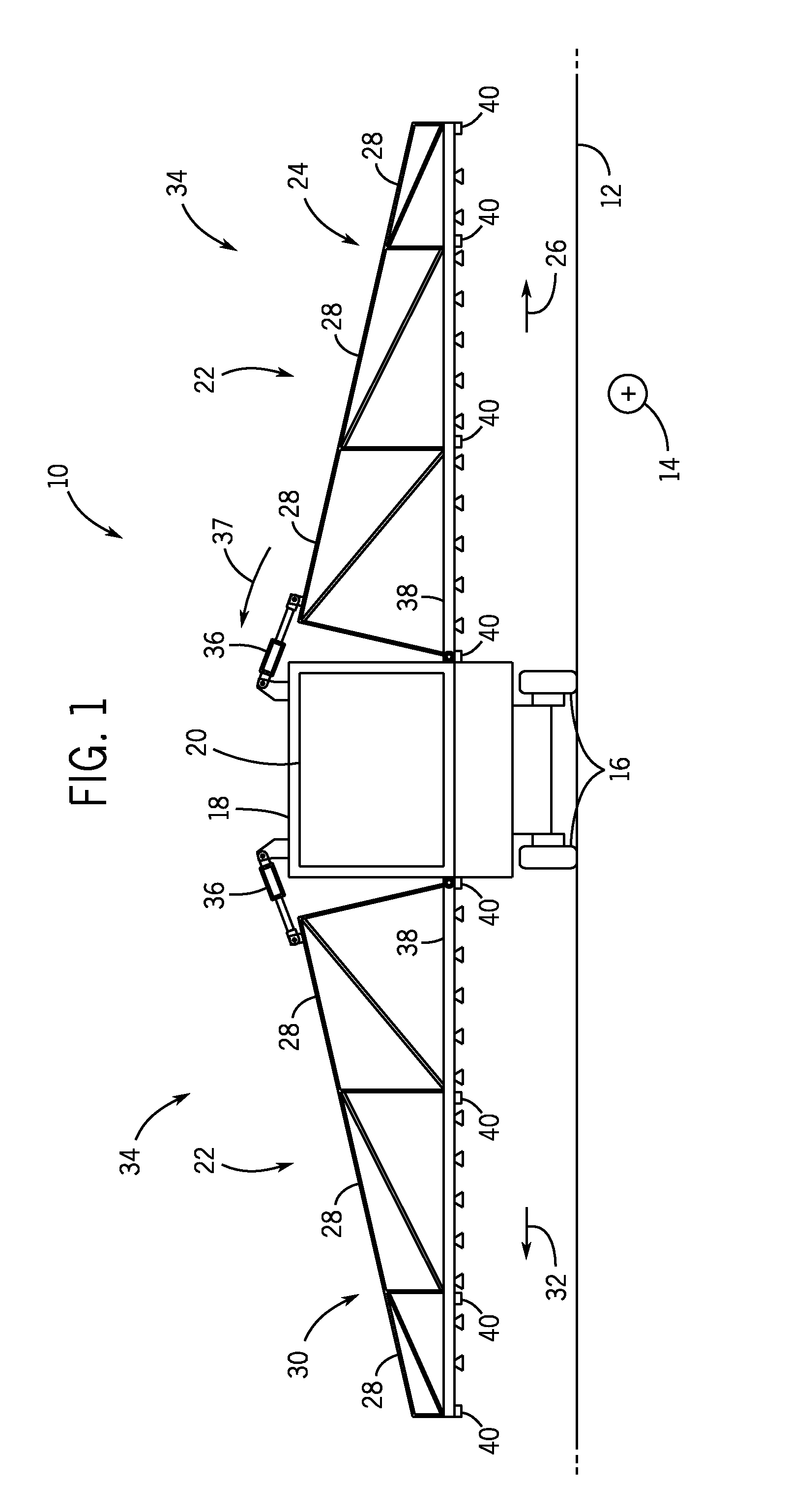 Boom adjustment system and method